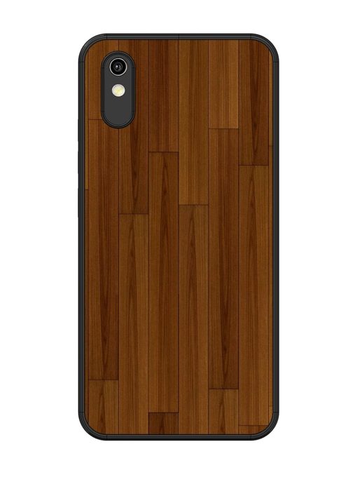 Warm Woodgrain Glossy Soft Edge Case for Vivo Y1S