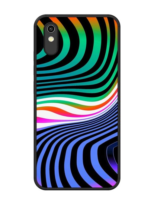 Psychedelic Waves Glossy Soft Edge Case for Vivo Y1S