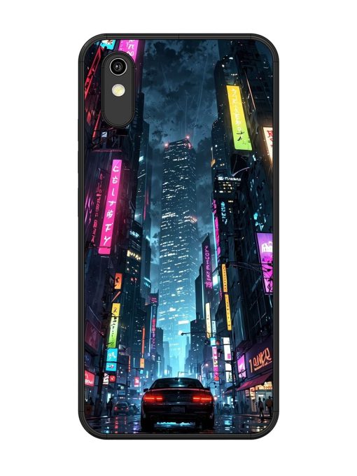 Neon Nightscape Glossy Soft Edge Case for Vivo Y1S