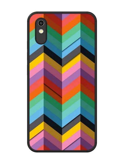 Colorful Zigzag Glossy Soft Edge Case for Vivo Y1S