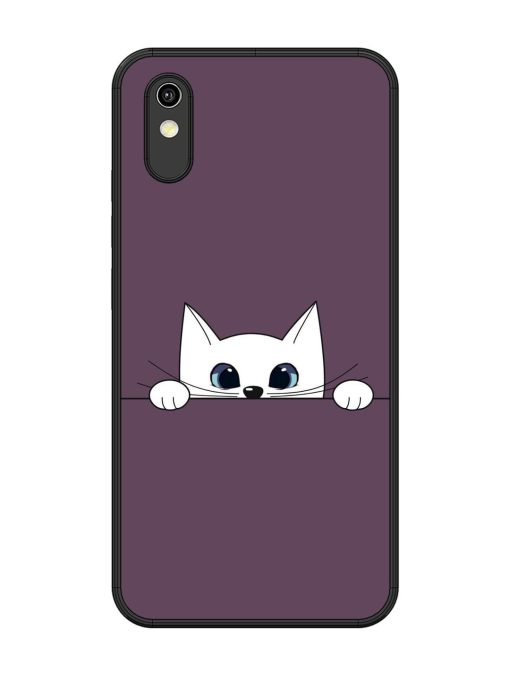 Peek-A-Boo Kitty Glossy Soft Edge Case for Vivo Y1S