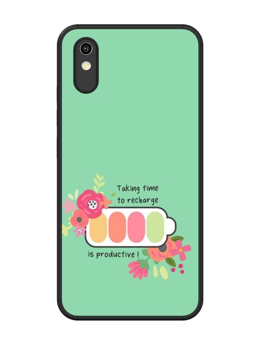 Recharge And Bloom Glossy Soft Edge Case for Vivo Y1S