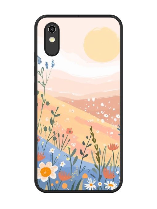 Golden Hour Blooms Glossy Soft Edge Case for Vivo Y1S