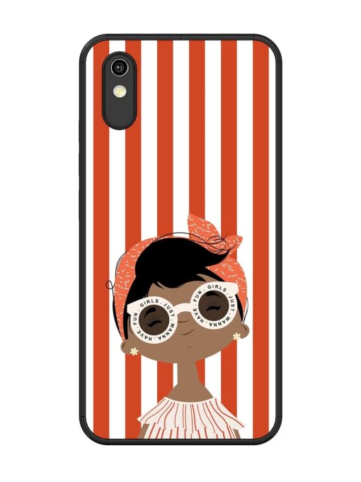 Girls Just Wanna Have Fun Glossy Soft Edge Case for Vivo Y1S