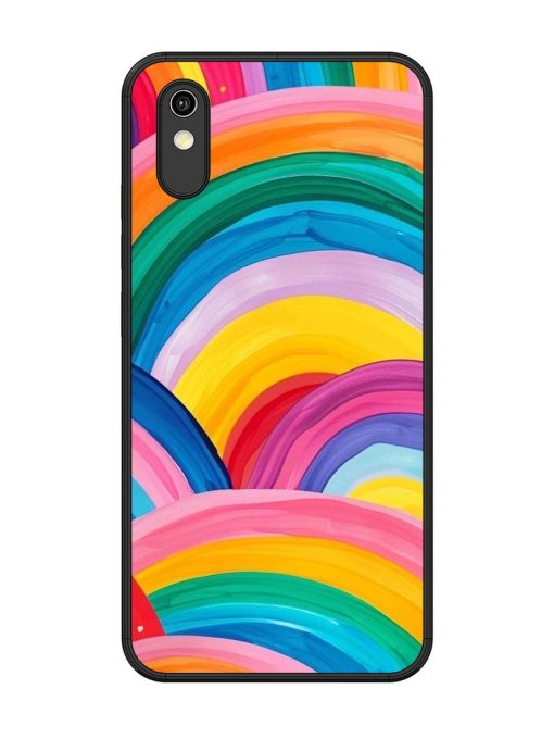 Rainbow Cascade Glossy Soft Edge Case for Vivo Y1S