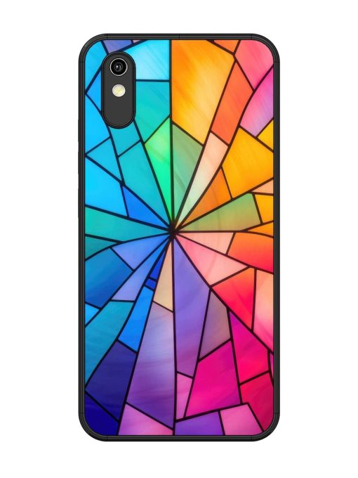 Stained Glass Kaleidoscope Of Colors Glossy Soft Edge Case for Vivo Y1S