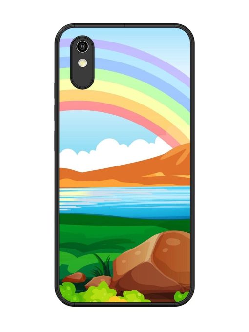 Rainbow Over The Lake Glossy Soft Edge Case for Vivo Y1S