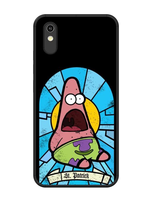 St. Patrick'S Day Stained Glass Patrick Star Glossy Soft Edge Case for Vivo Y1S