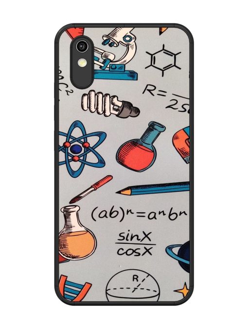 Science Doodle Delight Glossy Soft Edge Case for Vivo Y1S