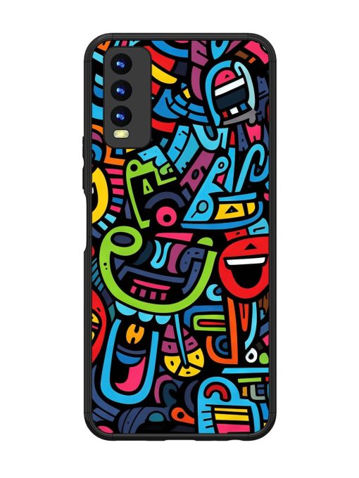 Doodlephoria Glossy Soft Edge Case for Vivo Y20 Chachhi