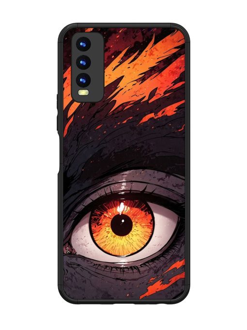 Inferno Gaze Glossy Soft Edge Case for Vivo Y20 Chachhi