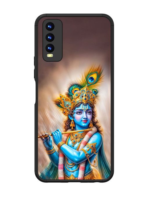 Divine Krishna Glossy Soft Edge Case for Vivo Y20 Chachhi