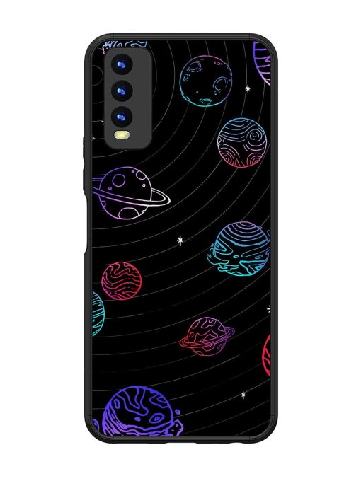 Cosmic Ballet Glossy Soft Edge Case for Vivo Y20 Chachhi