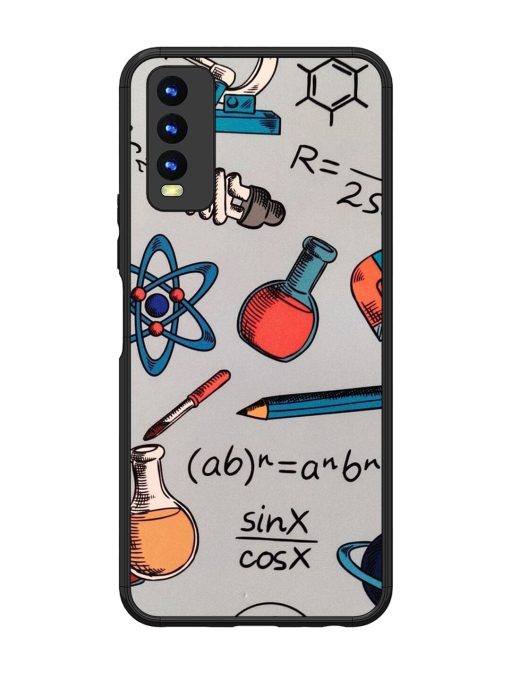 Science Doodle Glossy Soft Edge Case for Vivo Y20 Chachhi