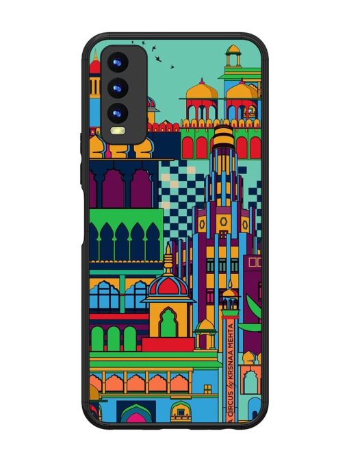 Indian Tapestry Glossy Soft Edge Case for Vivo Y20 Chachhi