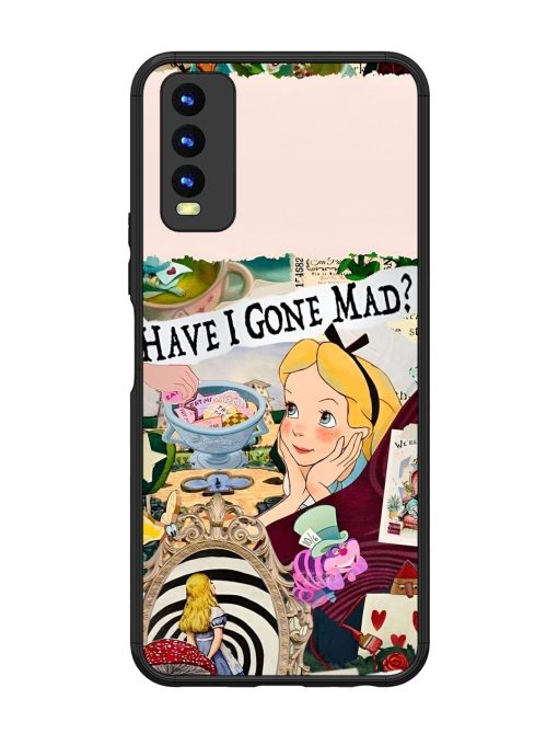 Mad Hatter'S Collage Glossy Soft Edge Case for Vivo Y20 Chachhi