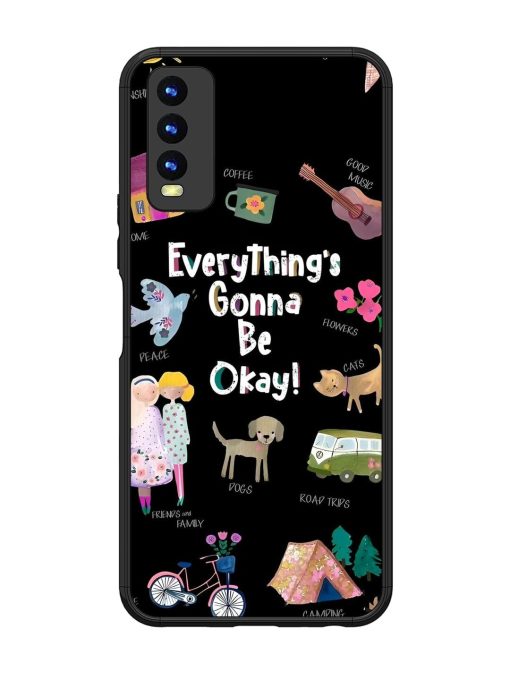 Everything'S Gonna Be Okay Glossy Soft Edge Case for Vivo Y20 Chachhi