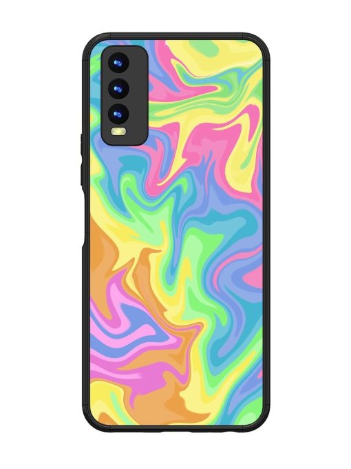 Whimsical Swirl Glossy Soft Edge Case for Vivo Y20 Chachhi