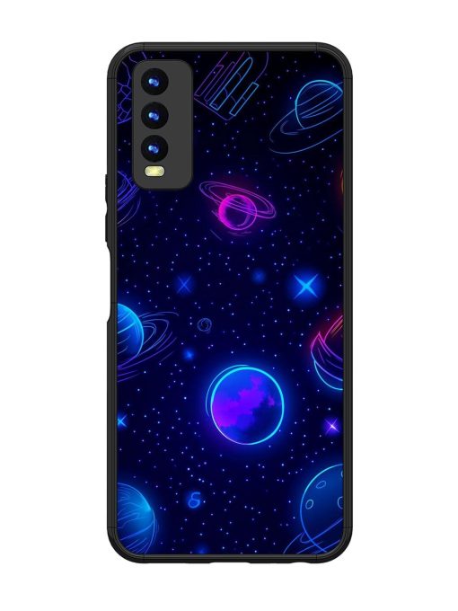 Neon Cosmos Glossy Soft Edge Case for Vivo Y20 Chachhi