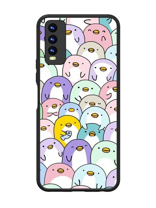 Penguin Party Glossy Soft Edge Case for Vivo Y20