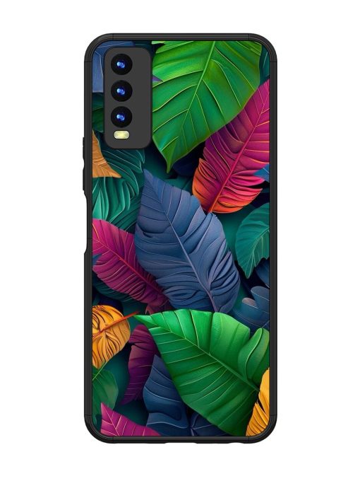 Tropical Tapestry Glossy Soft Edge Case for Vivo Y20 Chachhi