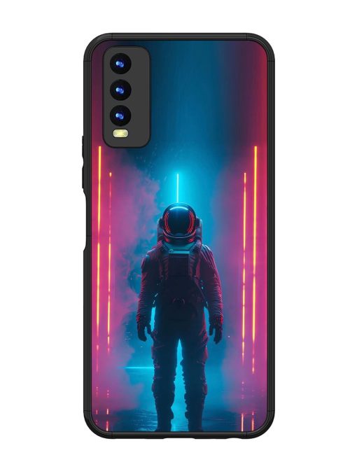 Neon Astronaut Glossy Soft Edge Case for Vivo Y20 Chachhi