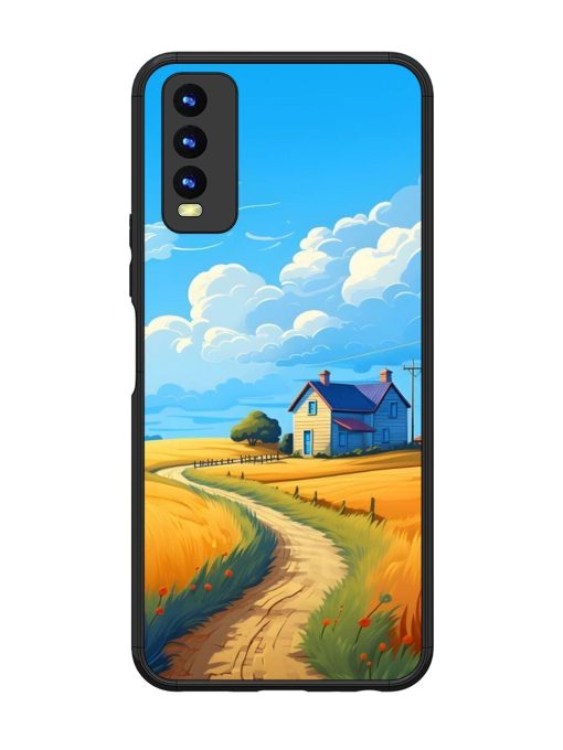 Countryside Cottage Glossy Soft Edge Case for Vivo Y20 Chachhi