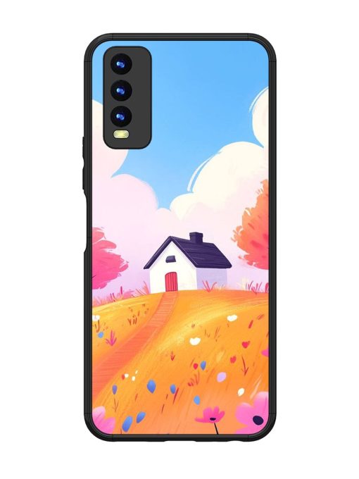 Hilltop Haven Glossy Soft Edge Case for Vivo Y20 Chachhi