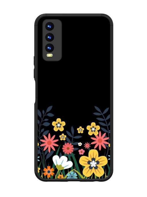 Floral Night Sky Glossy Soft Edge Case for Vivo Y20 Chachhi