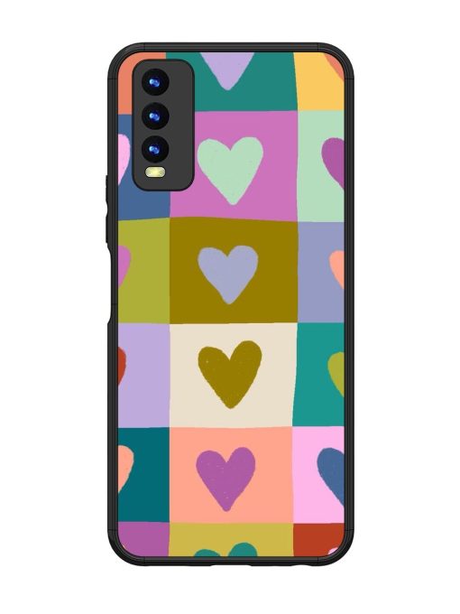 Box Of Hearts Glossy Soft Edge Case for Vivo Y20 Chachhi