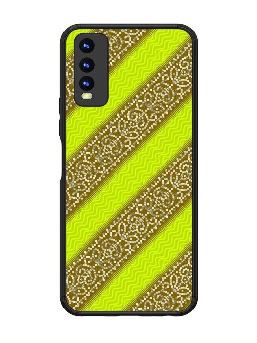 Golden Bandana Bliss Glossy Soft Edge Case for Vivo Y20 Chachhi