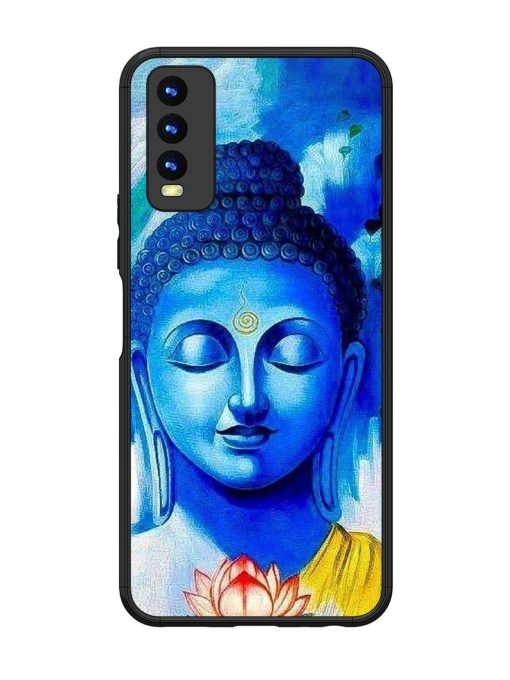 Serene Buddha With Lotus Glossy Soft Edge Case for Vivo Y20 Chachhi