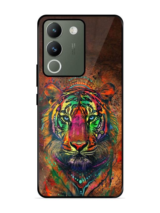 Cosmic Tiger Glossy Soft Edge Case for Vivo Y200 (5G) Chachhi