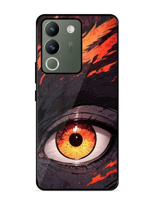 Inferno Gaze Glossy Soft Edge Case for Vivo Y200 (5G) Chachhi