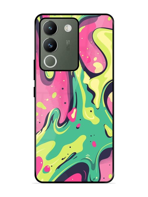 Gooey Grooves Glossy Soft Edge Case for Vivo Y200 (5G) Chachhi