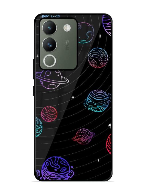 Cosmic Ballet Glossy Soft Edge Case for Vivo Y200 (5G) Chachhi