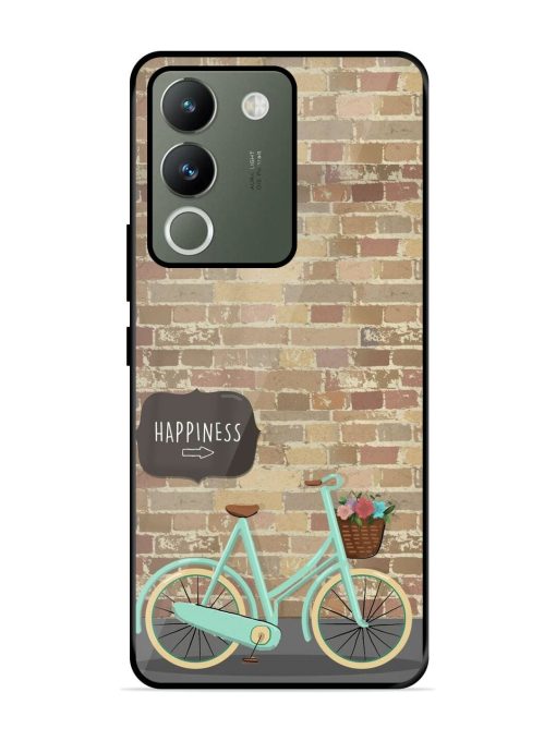 Pedaling Towards Happiness Glossy Soft Edge Case for Vivo Y200 (5G) Chachhi