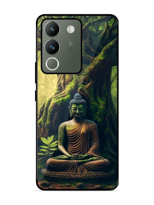 Green Buddha Art Glossy Soft Edge Case for Vivo Y200 (5G) Chachhi