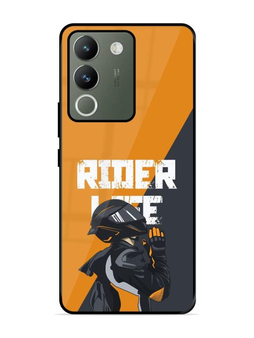 Ride Never Ends Glossy Soft Edge Case for Vivo Y200 (5G) Chachhi