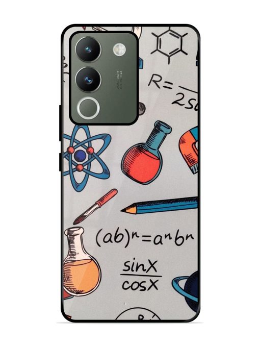 Science Doodle Glossy Soft Edge Case for Vivo Y200 (5G) Chachhi