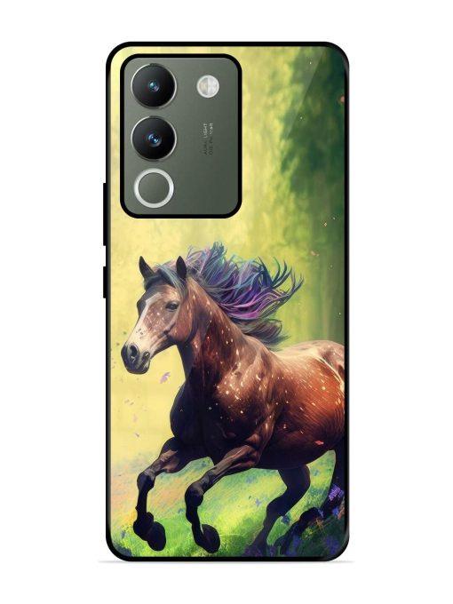 Enchanted Gallop Glossy Soft Edge Case for Vivo Y200 (5G) Chachhi