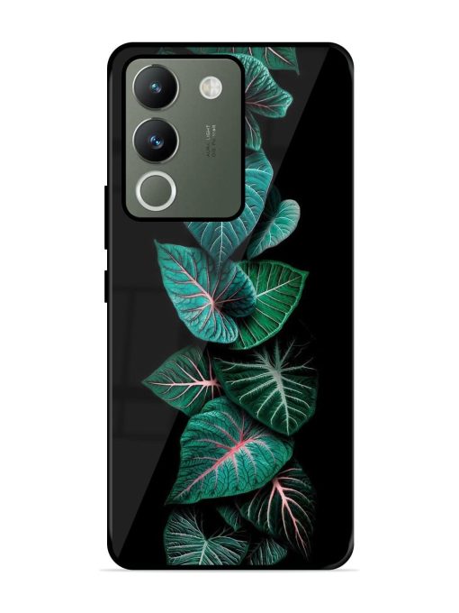 Emerald Elegance Glossy Soft Edge Case for Vivo Y200 (5G) Chachhi