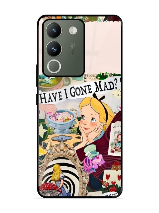 Mad Hatter'S Collage Glossy Soft Edge Case for Vivo Y200 (5G) Chachhi