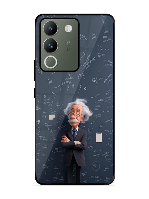 Albert Einstein Glossy Soft Edge Case for Vivo Y200 (5G) Chachhi