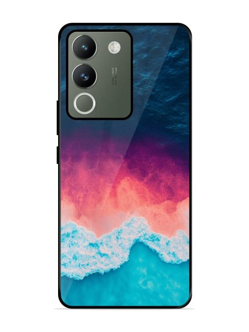 Where The Ocean Meets The Sky Glossy Soft Edge Case for Vivo Y200 (5G) Chachhi