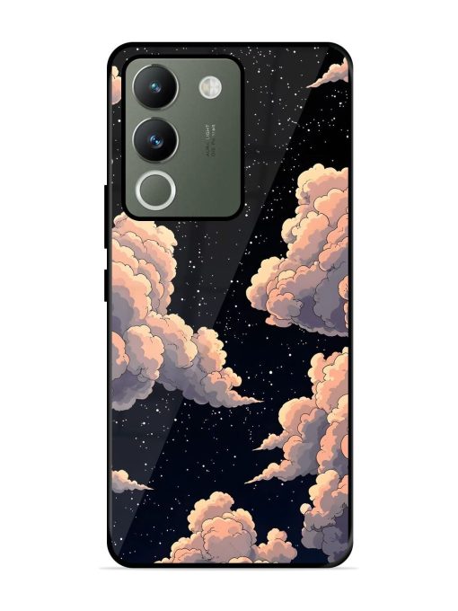 Starry Night Dreams Glossy Soft Edge Case for Vivo Y200 (5G) Chachhi