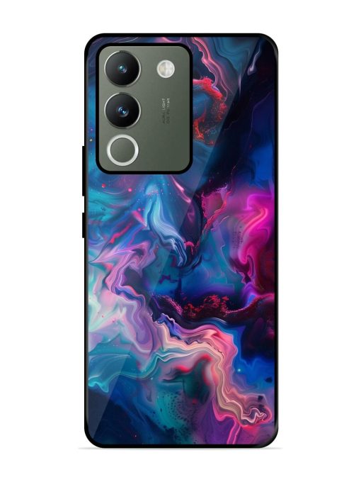 Cosmic Swirl Glossy Soft Edge Case for Vivo Y200 (5G) Chachhi