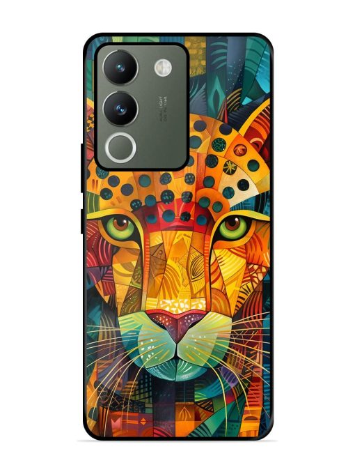 Mosaic Majesty Glossy Soft Edge Case for Vivo Y200 (5G) Chachhi