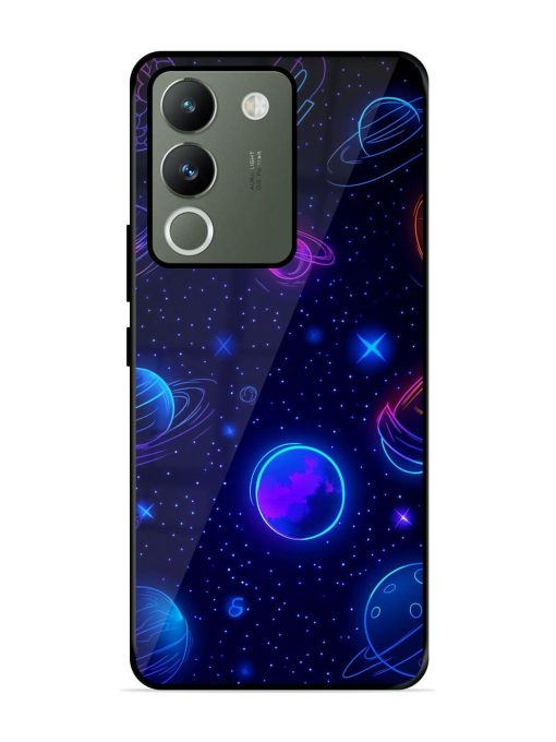 Neon Cosmos Glossy Soft Edge Case for Vivo Y200 (5G)