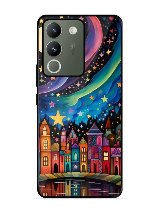 Starlit Village Glossy Soft Edge Case for Vivo Y200 (5G) Chachhi